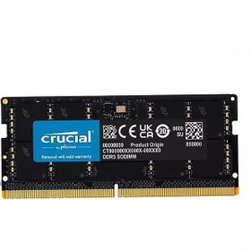 تصویر رم لپ تاپ کروشیال مدل DDR5-5200 SODIMM ظرفیت 32 گیگابایت Crucial 32GB DDR5-5200 SODIMM Laptop Ram