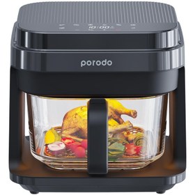 تصویر سرخ کن بدون روغن پرودو Porodo 5.5 Litr Air Fryer Fully Glass 