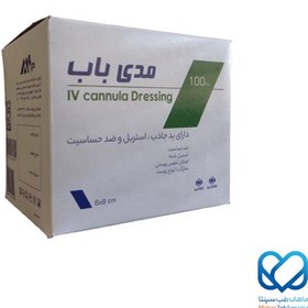 تصویر چسب آنژیوکت مدی باب سایز ۸×۶ سانتی متر MediBob angiocatheter adhesive 6×8 cm