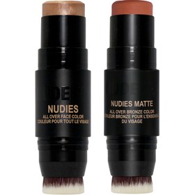 تصویر کیت 2 عددی نود براق نوداستیکس Glowy Nude Skin 2pcs | NUDESTIX