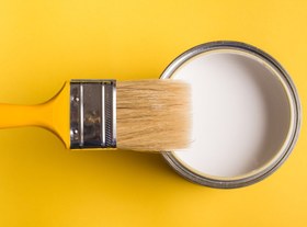 تصویر رنگ روغنی براق سفید روناس ۴ کیلویی 