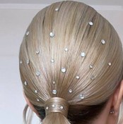 تصویر نگین چسبی صورت و بدن و مو کد 2825 - طرح ۴ Party stickers