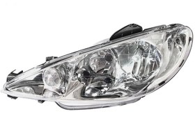 تصویر چراغ جلو کروز مناسب پژو 206 جفت Crouse Automotive Front Left & Right Lighting For Peugeot 206