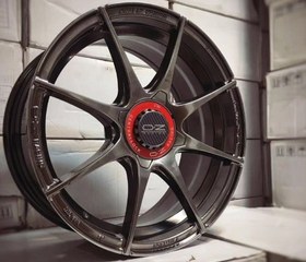 تصویر رینگ اسپرت سایز۱۷(۱۰۸×۴) دودی طرح OZ پژویی Sport wheel OZ size 17"(4×108) HB