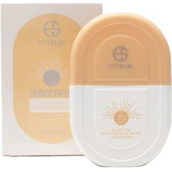 تصویر کرم ضد آفتاب رنگی استلین spf70 وزن 50 گرم 
