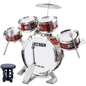 تصویر ست درام با صندلی 