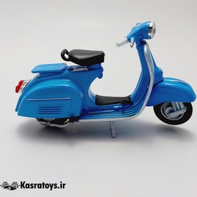 تصویر موتور بازی ولی مدل VESPA 150CC آبی اسباب بازی سرگرمی متفرقه مدل VESPA 150CC آبی