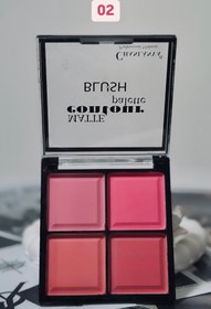 تصویر پلت رژگونه 4 رنگ 