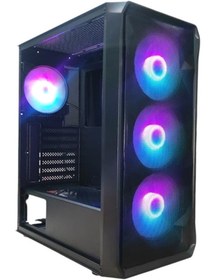 تصویر کیس گیمینگ نسلi3 14400f/RTX3080/H610/16G RAM/14 