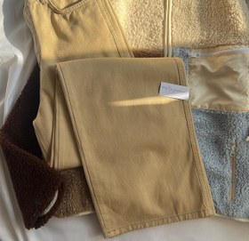 تصویر شلوار کارگو کرمی 