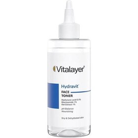 تصویر تونر ویتالیر مدل هیدراویت پوست خشک  200 میل Vitalayer Hydravit Face Toner 200ML