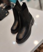 تصویر نیم بوت ساق کوتاه دو طرف کش چرم صنعتی 