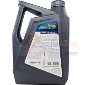 تصویر روغن موتور آیسین 0W20 اصلی (4 لیتری) AISIN Fully synthetic motor oil SAE 0W-20 API SN+ 4L ESFNP0024PB Made in Korea