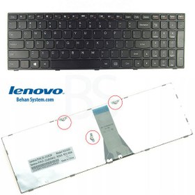 تصویر کیبورد لپ تاپ LENOVO Z50-75 