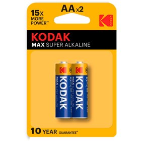 تصویر باتری قلمی کداک 2 عددی مکث ( kodak aa max super ) - جعبه ی 12 تایی 