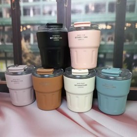 تصویر تراول ماگ 290 میل بند داره دوحالته سیتارایوری تراول ماگ کوچک استیل Sitarayuri 