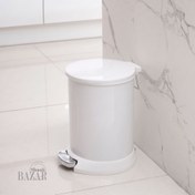 تصویر سطل زباله گرد لیمون ۲۰ لیتری پدالی 