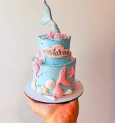 تصویر مینی کیک خامه‌ای طبقاتی ا Mini cake Mini cake