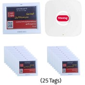 تصویر پکیج 25 عددی تگ 3.9in) Epaper) با آنتن 