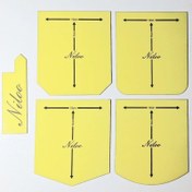 تصویر شابلون جیب (آسان تا)نسوز اتویی 4 تایی به همراه یک بلیطی برای اتو کشی و فرم دادن جیب و بلیطی آستین مردانه 