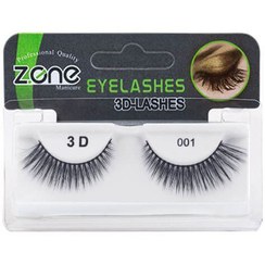 تصویر مژه تری دی مدل 001 زد وان Zone 3D False Lash 001