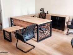 تصویر میز تحریر و میز کارمندی M_107 