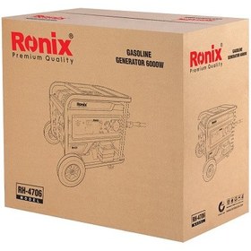 تصویر ژنراتور 6 کیلو وات رونیکس مدل  RH 4706 Generator Ronix 6 kw model RH 4706