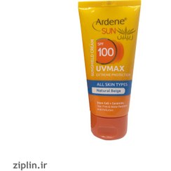 تصویر کرم ضد آفتاب رنگی آردن مدل UVMAX SPF100 مناسب انواع پوست حجم ۵۰ میل 