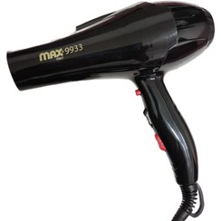 تصویر سشوار مکس موتور سنگین سیم پیچ مدل 9933 Hair dryer max_9933