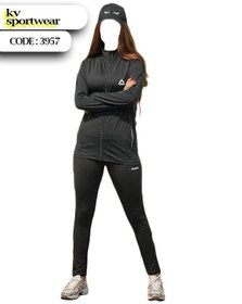 تصویر ست مانتو شلوار ورزشی زنانه Reebok کد 006 Reebok womens sports coat and pants set code 006