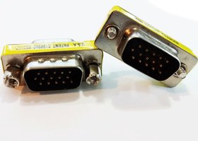 تصویر چنجر 15 پین دو سر نر VGA ا 15-pin double-headed VGA male changer 15-pin double-headed VGA male changer