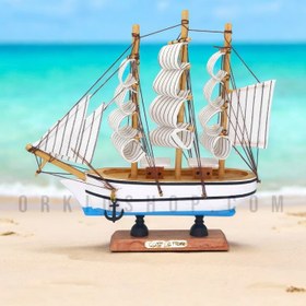 تصویر ماکت کشتی چوبی سایز 20 