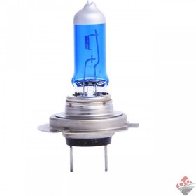 تصویر لامپ خودرو h4 ایگل یخی ۱۲V 100 W طرح زنون کره ای اصل -۱ عدد لامپ 