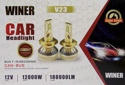 تصویر هدلایت وینر مدل V23 پایه H4 