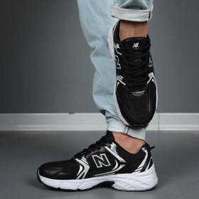 تصویر نیوبالانس 530 مشکی سفید مردانه فقط 484 هزار NEW BALANCE 