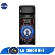 تصویر سیستم صوتی ال جی ایکس بوم خانگی بلوتوث دار LG XBOOM RN7 Bass Blast LG XBOOM RN7 Audio System with Bluetooth and Bass Blast