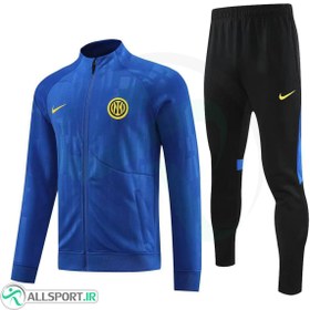 تصویر گرمکن شلوار اینتر میلان Inter Milan Tracksuit 2023-24 Blue Black 