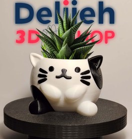 تصویر گلدان کیتی طرح مینیمال 