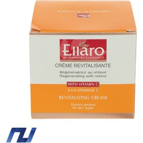 تصویر کرم احیا کننده پوست الارو حاوی ویتامین C حجم 50 میل ا Ellaro Cream Revitalisante With Vitamin C 50ml Ellaro Cream Revitalisante With Vitamin C 50ml