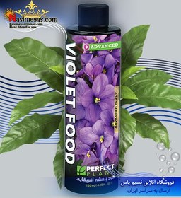 تصویر کود محلول بنفشه آفریقایی ۱۲۰ میل پرفکت پلنت Perfect Violet Food