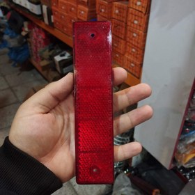 تصویر شبرنگ ستون - قرمز 