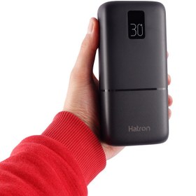 تصویر پاوربانک هترون مدل HPB 3070 PQ ظرفیت 30000 میلی آمپر ساعت Hatron HPB-3070 PQ 30000mah Power bank