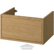تصویر میز روشویی با کشو ایکیا مدل IKEA ÄNGSJÖN رنگ اثر بلوط 