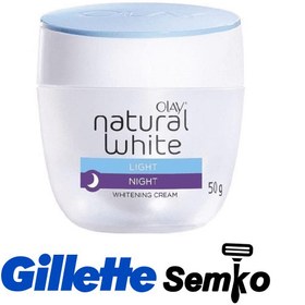 تصویر کرم سفید کننده طبیعی اولای مدل Natural White حجم 50 میل 