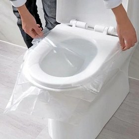 تصویر کاور یکبار مصرف توالت فرنگی 
