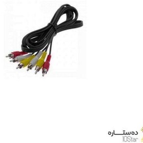 تصویر کابل وریتی 3 به 3 صدا و تصویر (VERITY) Verity AV 3 to 3 Cable 1.8m