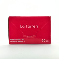 تصویر پد پاکسازی و لایه بردار پوست لافارر مدل AHA10% - BHA2% بسته 30 عددی 