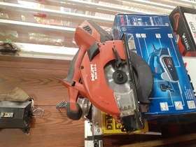 تصویر اره دیسکی گردبر شارژی هیلتی لیختن اشتاین مدل HILTI SCM 22-A همراه تیغ اره اصلی استوک 