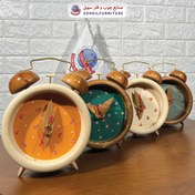 تصویر ساعت رومیزی شماطه دار - گردویی 