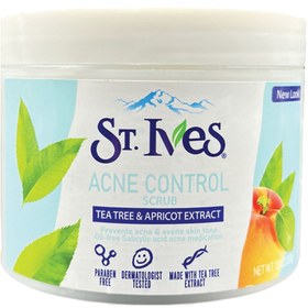 تصویر اسکراب ضد جوش و لک St. Ives مدل Tea Tree And Apricot حجم 283 گرم 